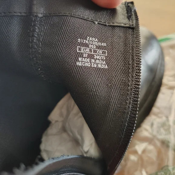 Zara Botin Tiradores Black 2126/030/040 Men's - Picture 13 of 13